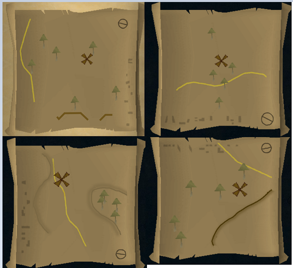 Easy clue locations